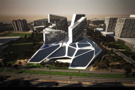 Futuristic Architecture Vertical Village In Dubai Uae