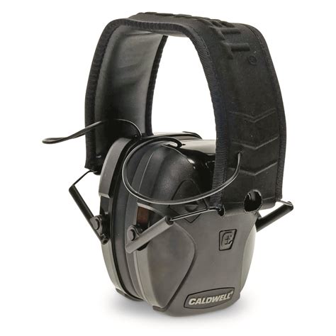 caldwell e max pro bluetooth electronic shooting muffs 24db nrr 729125 hearing protection at