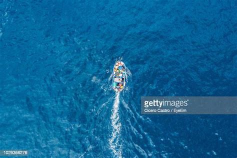 Fishing Boat Top View Photos And Premium High Res Pictures Getty Images