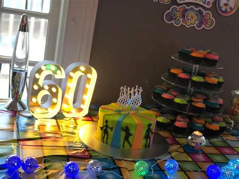 60th Birthday Party Themes Neon Signs