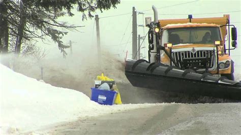 Wellington Roads Snow Plow Road Safety Youtube