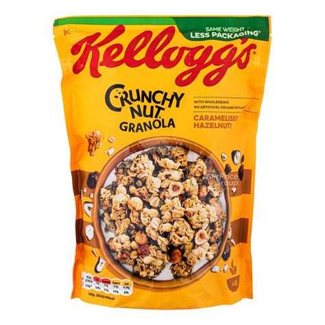 Kellogg S Crunchy Nut Granola Caramelised Hazelnuts NTUC FairPrice
