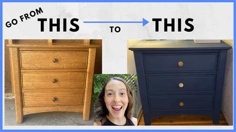 How To Paint Furniture Without Primer Using 1 Step Paint Youtube