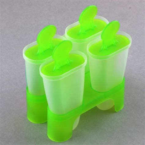 Whatwears 4 Cell Frozen Ice Cream Pop Mold Popsicle Maker Lolly Mould