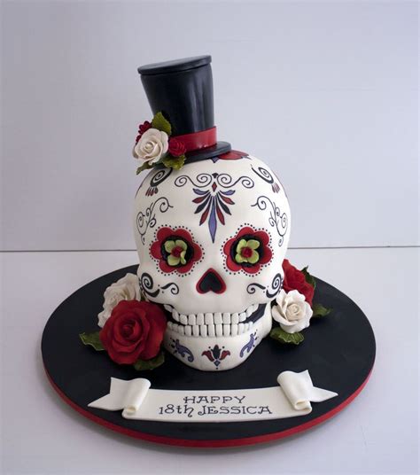 Image Result For Sugar Skull Cake Skull Cake In 2019 Skull