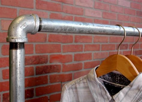 Clothing Rack Made From Pipes