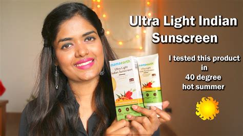 Mama Earth Ultra Light Indian Sunscreen With SPF 50 Review