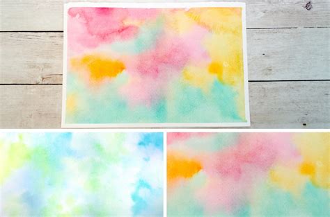 Watercolor painting collages {homegrown friends} 3. 5 Easy Watercolor Techniques for Kids That Produce ...