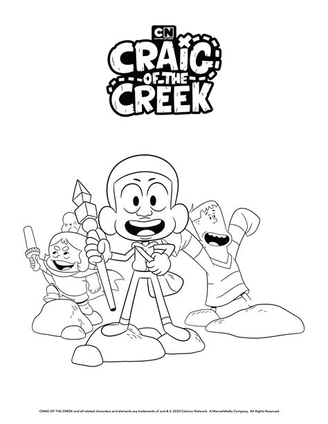 Old Cartoon Network Characters Sketch Coloring Page