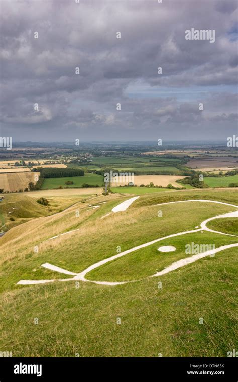 Uffington White Horse Vale Of White Horse Oxfordshire Uk Stock Photo