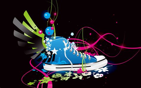 Wallpapers Hd Colorful Vector Shoe