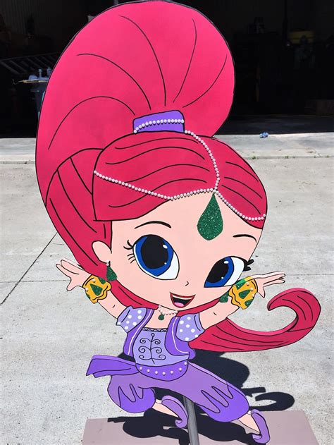 Shimmer and Shine wood standee, party decor, standee ...
