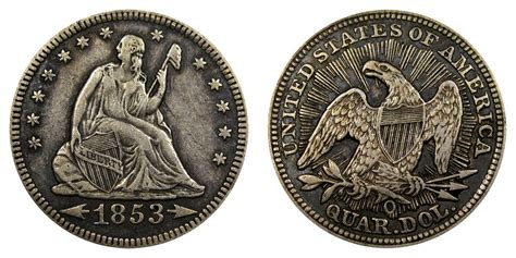 1853 O Seated Liberty Quarters Value And Prices
