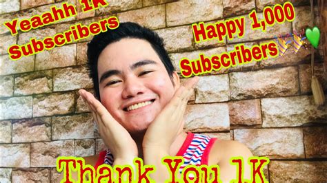 Pano Ko Nakuha Ang 1k Subscribers Happy 1k Subscribers ️ Youtube
