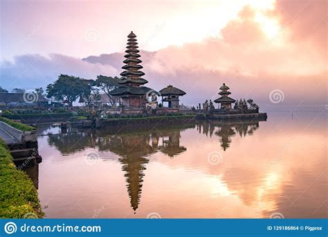 Pura Ulun Danu Bratan Temple In Bali Stock Photo Image Of Indonesia