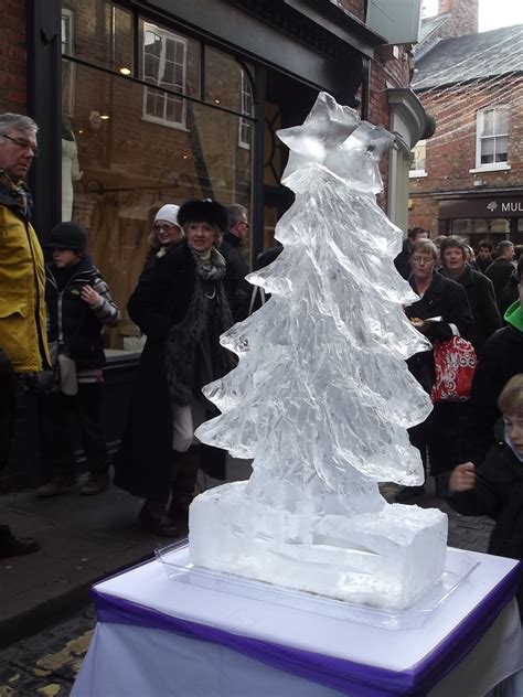 Christmas Tree Ice Sculpture Yorkshire Days Flickr