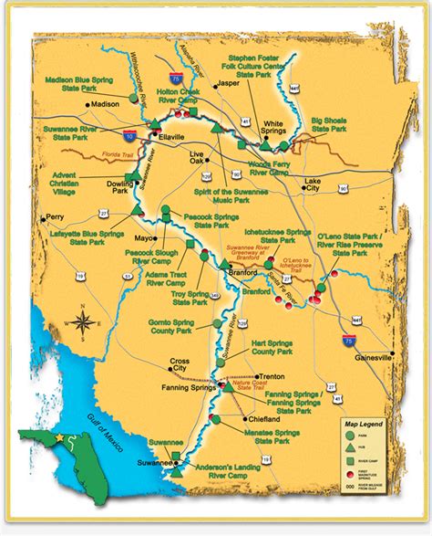 Sailnaway Day 16 Suwannee River Paddling Maps