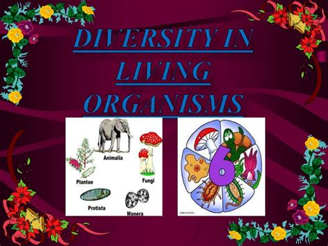 Diversity In Living Organisms Ppt