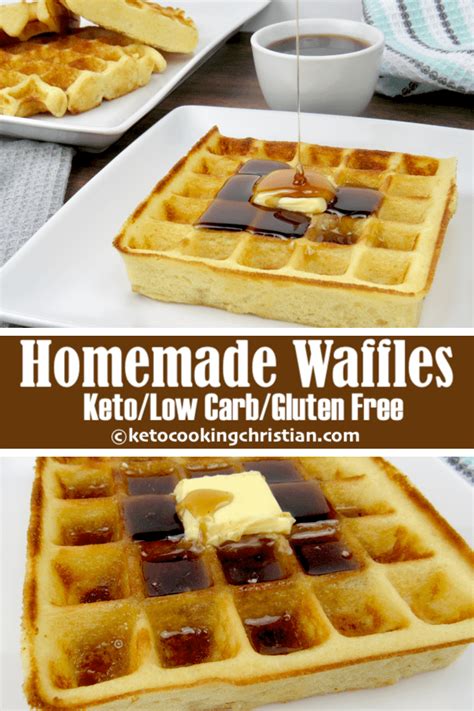 Homemade Waffles Keto Low Carb And Gluten Free Time To Break Out The