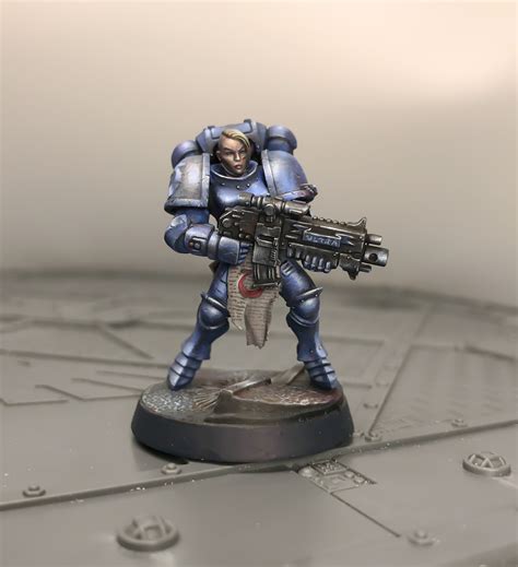 Female Space Marines Warhammer 40k Artwork Warhammer Space Marine