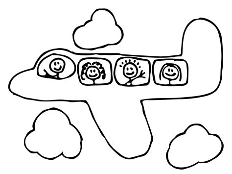 How to draw an aeroplane. Aeroplane Drawing For Kid at GetDrawings | Free download