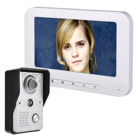 7 Inch Lcd Video Door Phone Doorbell Intercom Kit 1 Camera 1 Monitor Night Vision With Ir Cut Hd
