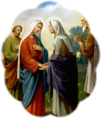 These words were spoken at the visitation. The Visitation | AirMaria.com