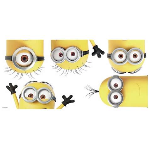Buy In X In Despicable Me Peeking Minions Giant Piece Peel And Stick Wall Decals
