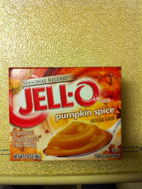 Jell O Pudding Pumpkin Spice Pumpkin Spice Instant Pudding Jell O
