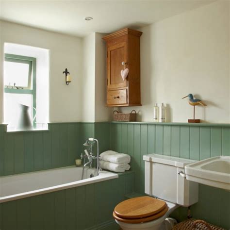 Only thing i don't like is the openness under the sinks. Bathroom | Country cottage | housetohome.co.uk
