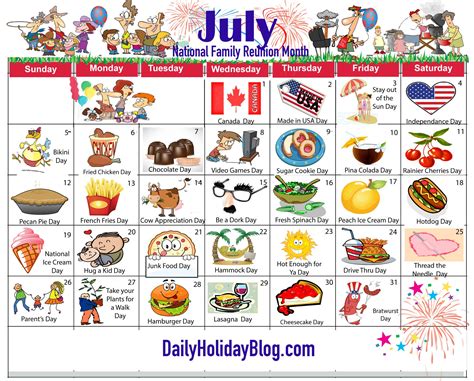 Monthly Holidays Calendars To Upload Holiday Calendar National Day