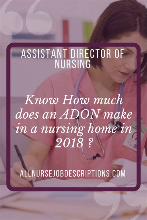 Assistant Director Of Nursing Adon Salary And Job Description With