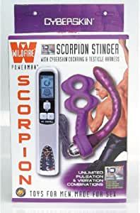 Amazon Com Wildfire Cyberskin Scorpion Stinger With Cock Ring Testicle Harness Health