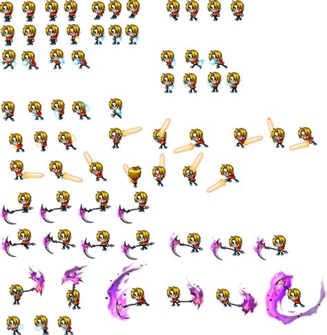 Clyde Sprite Sheet Complete I Think By Rameel345 On Deviantart