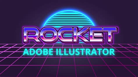 80s Retro Design In Adobe Illustrator Design A Poster With Retro Text