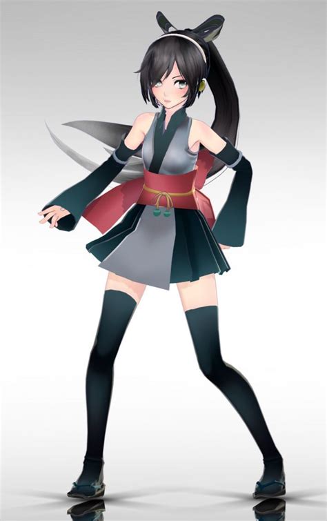 Mmd Anime Girl 3d Model Mzaervisa