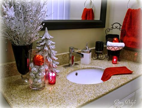 Christmas bathroom decor ideas with candles; Top 35 Christmas Bathroom Decorations Ideas - Christmas ...