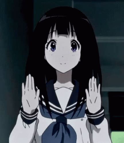 Anime Girl Waving Darker GIF Anime Girl Waving Darker Discover Share GIFs