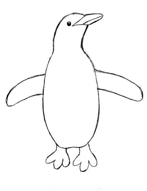 Penguin Drawing Step By Step Art Starts
