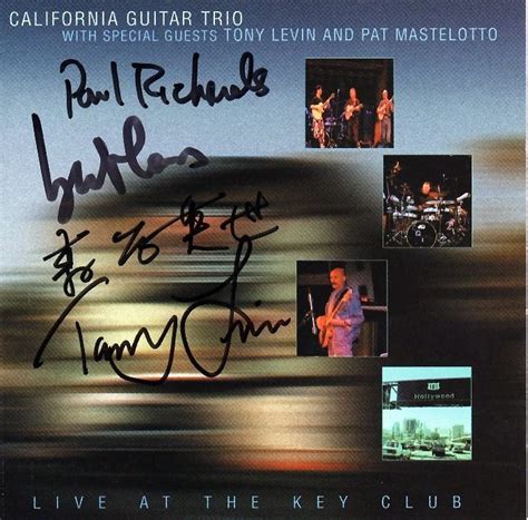 Download California Guitar Trio With Tony Levin Monday Night In San