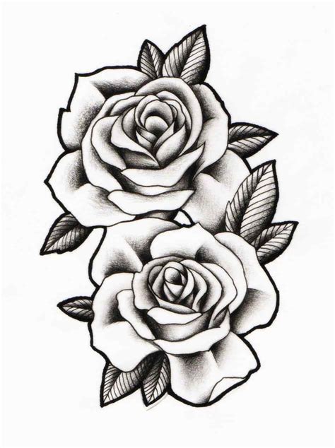 Rose Line Drawing Free Download On Clipartmag