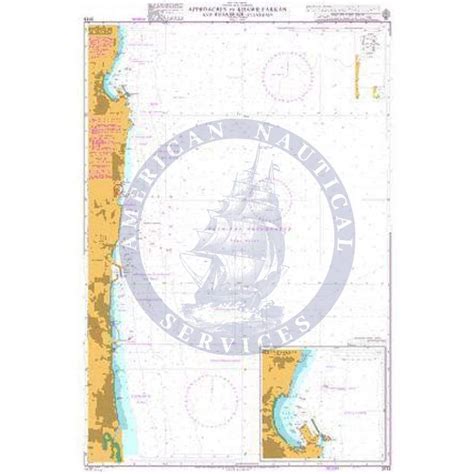 British Admiralty Nautical Chart 3723 Approaches To Khawr Fakkan And