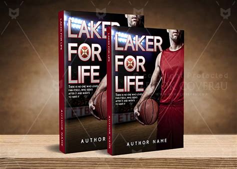 Sports Book Cover Design Laker For Life