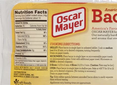 Bacon recipes are sweeping the blogoshere (like the famously fatty bacon explosion appetizer recipe). Oscar Mayer Naturally Hardwood Smoked Bacon - Consumer Reports