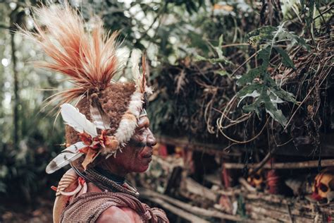 Los Huli Wigmen De Papúa Nueva Guinea