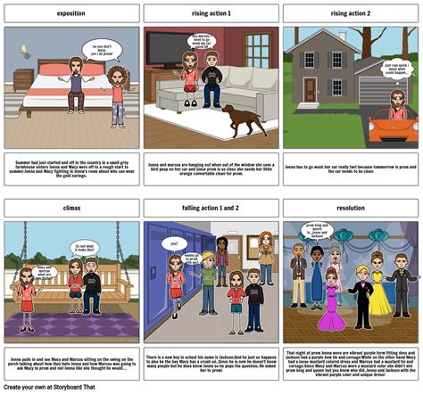Narrative Writing Storyboard By 43826d74