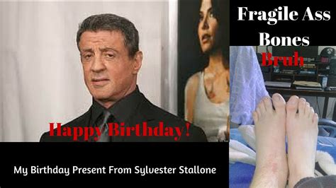 May you succeed in every race of the life. Happy Birthday Present From: Sylvester Stallone - YouTube