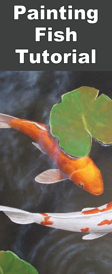 Learn How To Paint A Realistic Koi Fish Pond With This Oil Painting