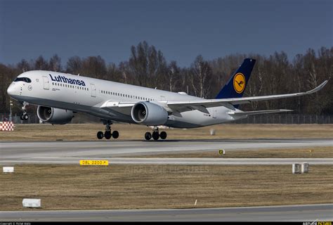 D Aixf Lufthansa Airbus A350 900 At Munich Photo Id 1040532