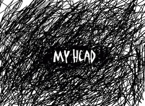 Messy Thoughts Overthinking Inside My Head 